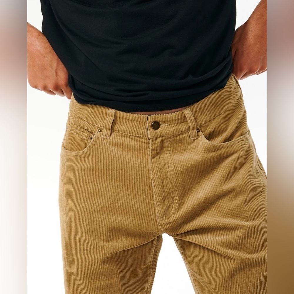 Rip Curl Classic Surf Cord Pant, Size 32, NWT, Khaki